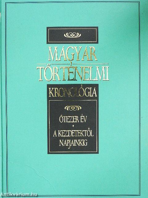 Magyar történelmi kronológia