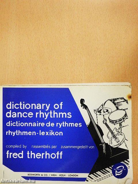 Dictionary of dance rhythms