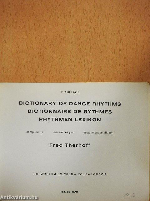 Dictionary of dance rhythms