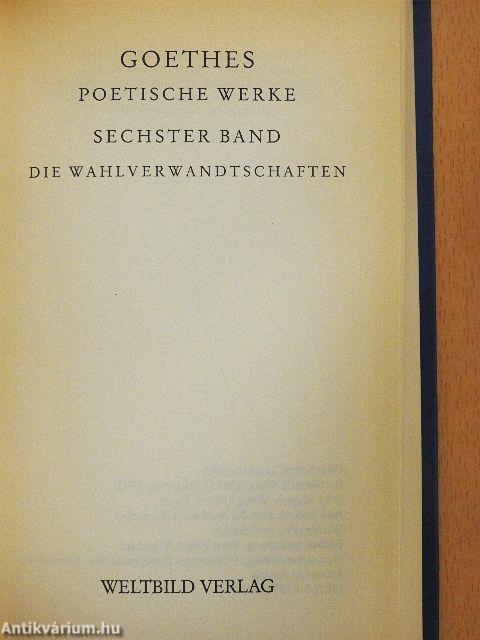 Die Wahlverwandtschaften