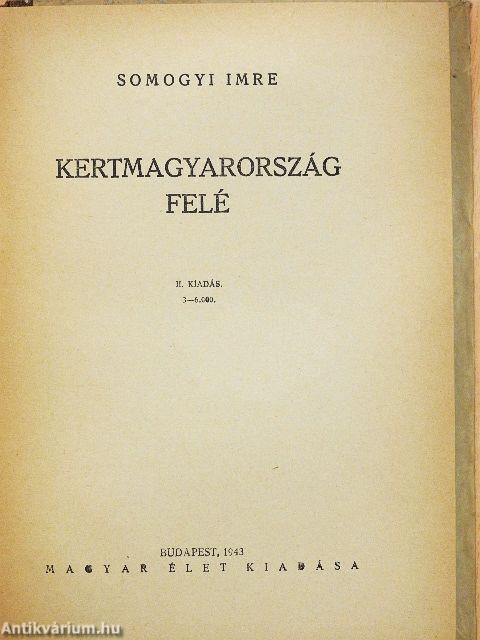 Kertmagyarország felé