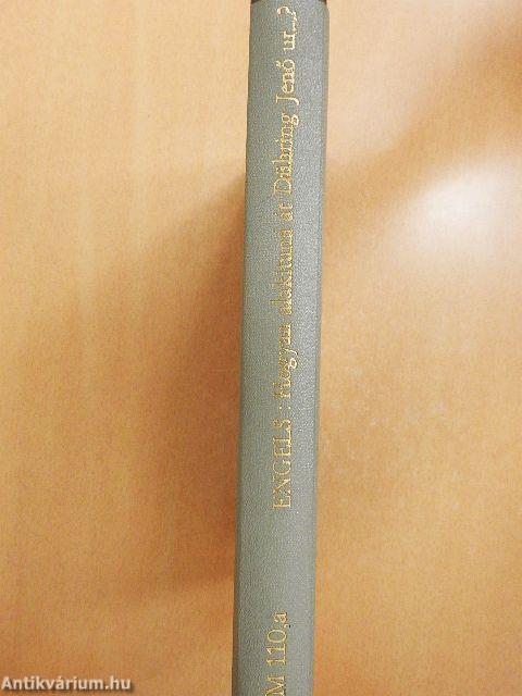 Hogyan alakitaná át Dühring Jenő ur az összes tudományokat?