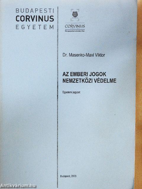 Az emberi jogok nemzetközi védelme