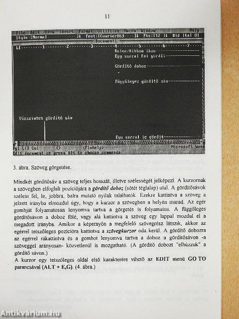 A Microsoft Word 5.5 szövegszerkesztő alkalmazása kezdőknek