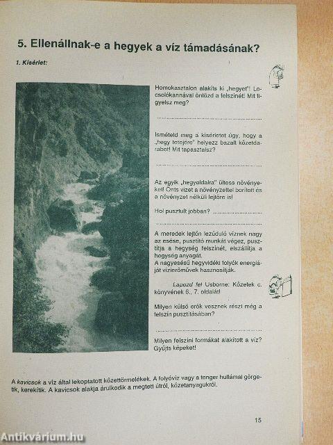 Természetkutató és Környezetvédő tanulói munkafüzet I.