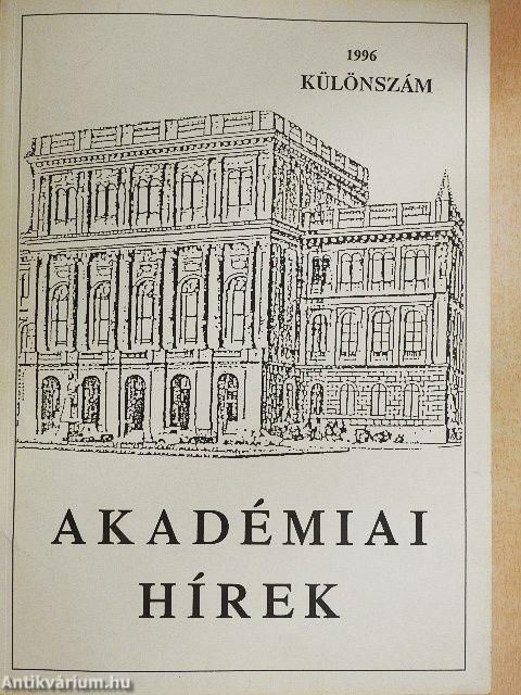 Akadémiai hírek 1996