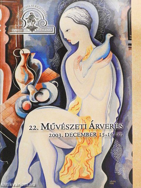 Belvárosi Aukciósház 22. Művészeti Árverés
