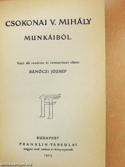 Csokonai Vitéz Mihály munkáiból