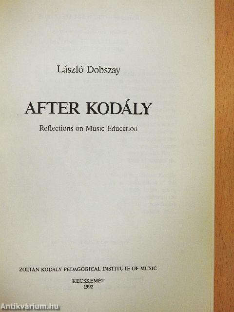 After Kodály