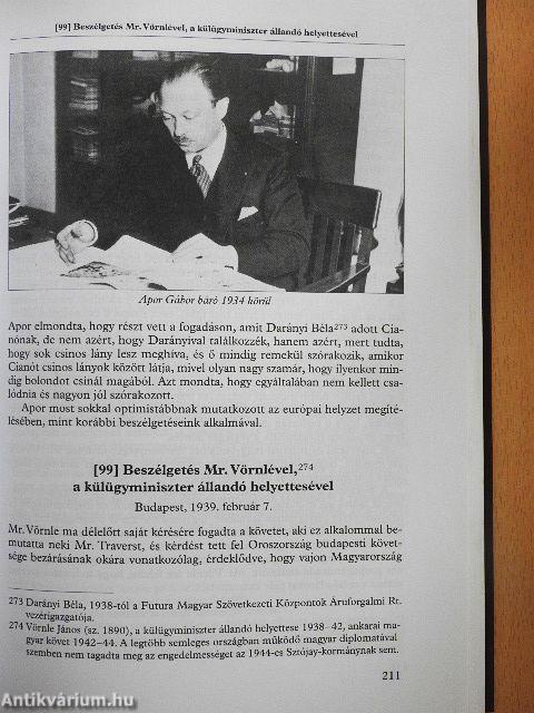 Roosevelt követe Budapesten
