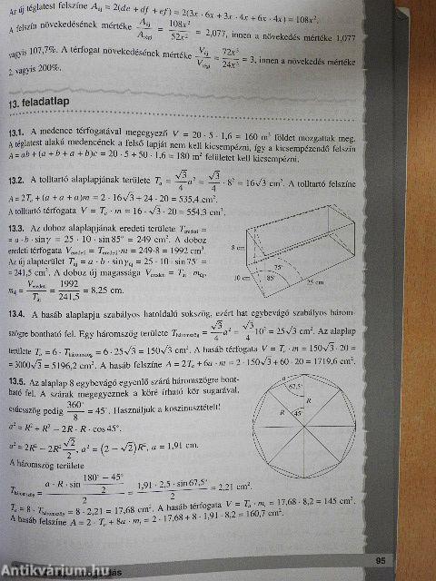Matematika gyakorló feladatlapok 12.