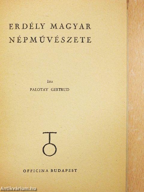 Erdély magyar népművészete