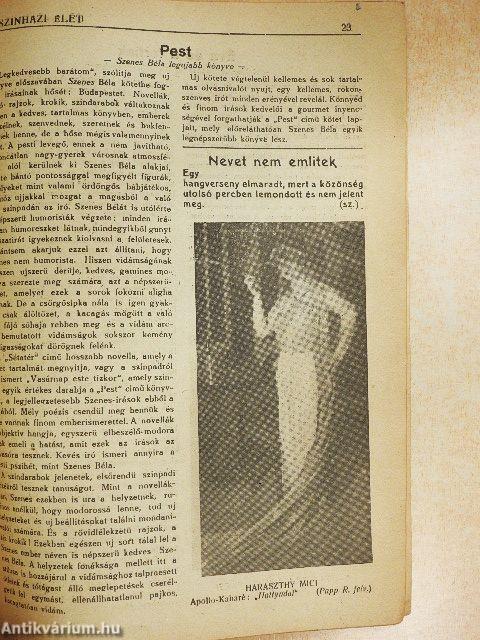 Szinházi Élet 1920/4.
