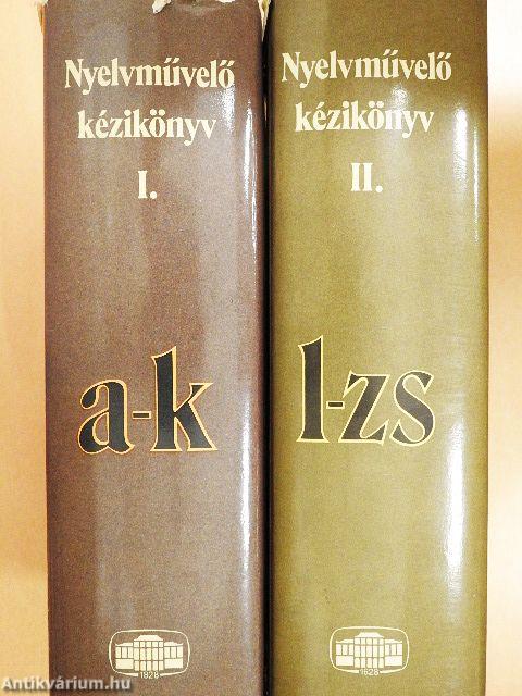 Nyelvművelő kézikönyv I-II.