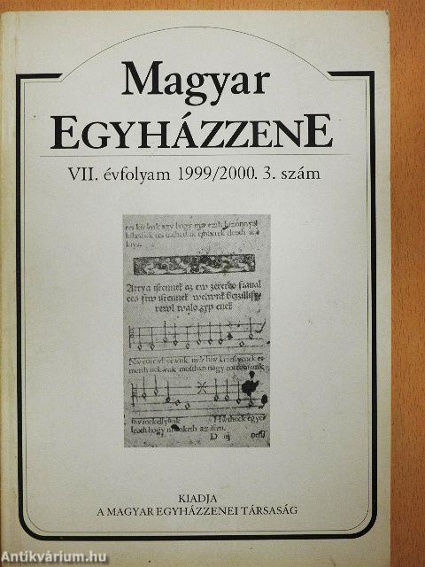 Magyar Egyházzene 1999/2000. 3. szám