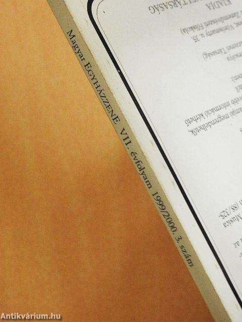 Magyar Egyházzene 1999/2000. 3. szám