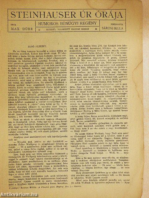 Steinhauser úr órája