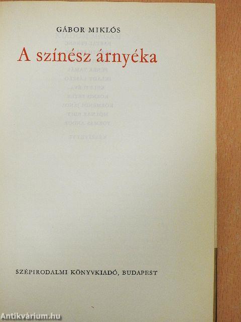 A színész árnyéka
