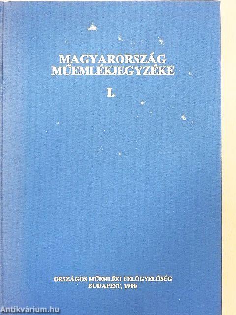Magyarország műemlékjegyzéke I-II.