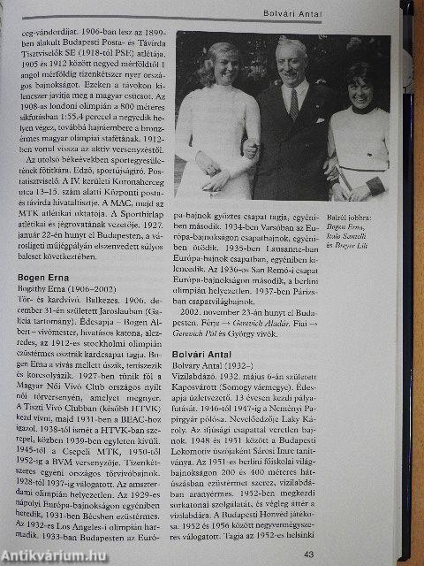 Magyar olimpiai lexikon 1896-2008