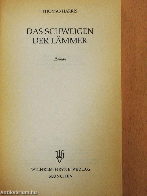 Das Schweigen der Lämmer