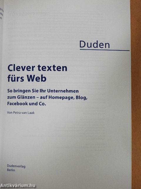 Duden - Clever texten fürs Web