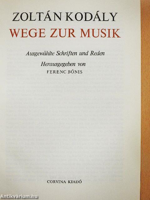 Wege zur Musik