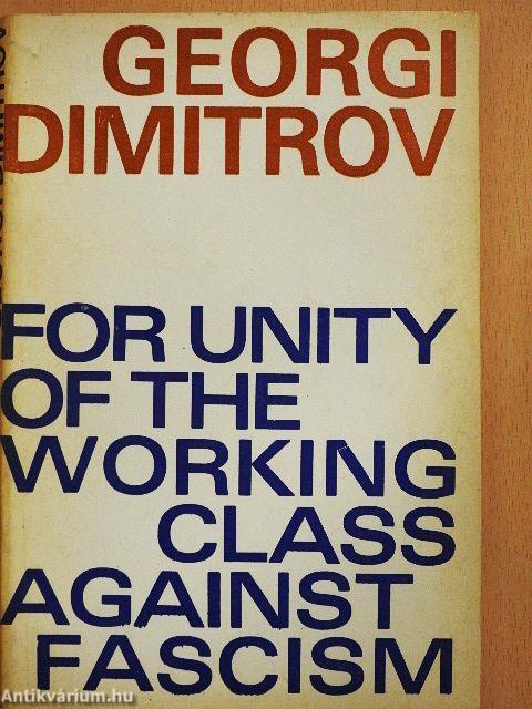 For Unity of the Working Class against Fascism