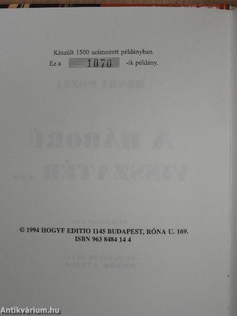 A háború visszatér...