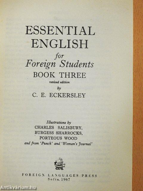 Essential English for Foreign Students Book 3.