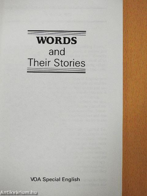 Words and Their Stories
