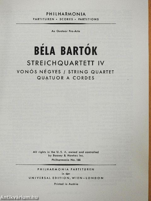Streichquartett IV.