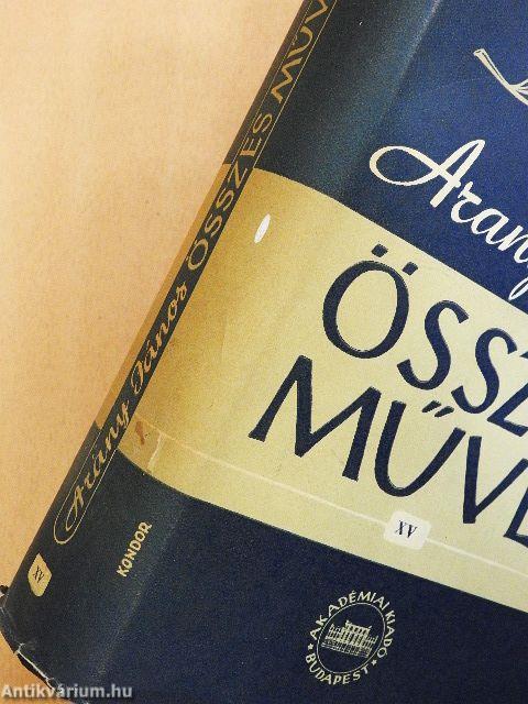 Arany János összes művei XV.