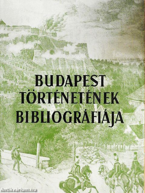 Budapest történetének bibliográfiája V.
