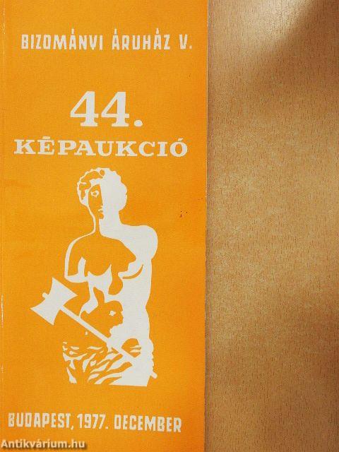 Bizományi Áruház Vállalat 44. képaukció