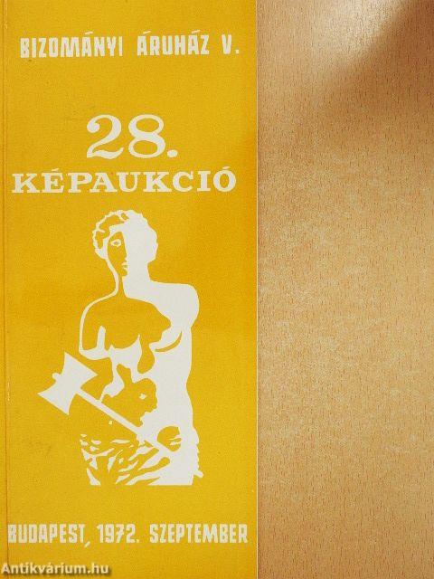 Bizományi Áruház Vállalat 28. képaukció