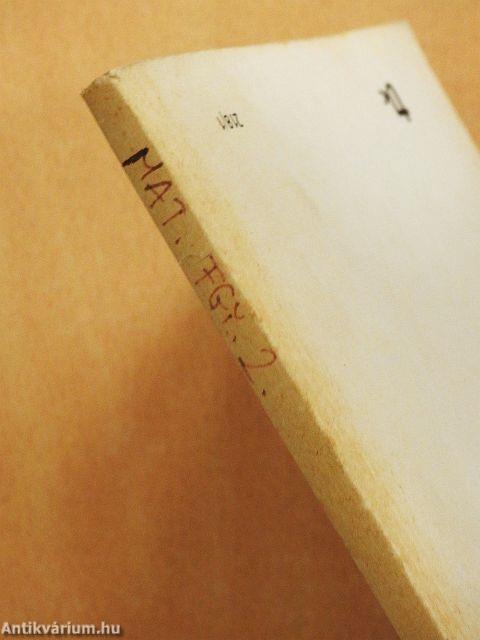 Matematika - feladatgyűjtemény 2.