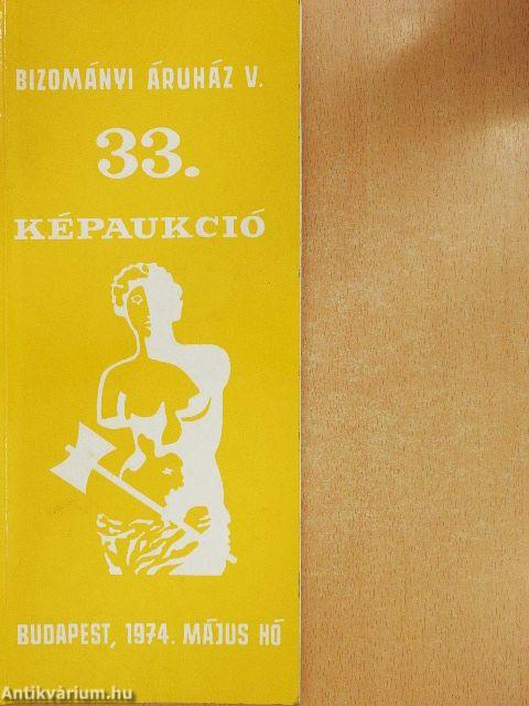 Bizományi Áruház Vállalat 33. képaukció