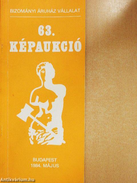 Bizományi Áruház Vállalat 63. képaukció