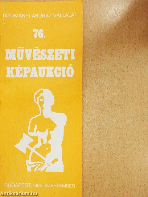 Bizományi Áruház Vállalat 76. képaukció