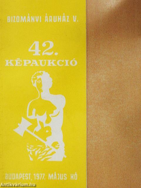 Bizományi Áruház Vállalat 42. képaukció