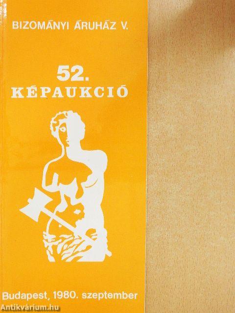 Bizományi Áruház Vállalat 52. képaukció