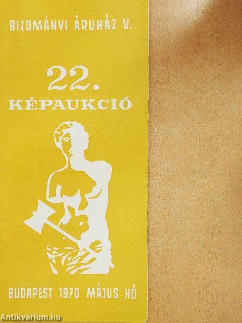 Bizományi Áruház Vállalat 22. képaukció