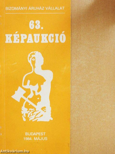 Bizományi Áruház Vállalat 63. képaukció
