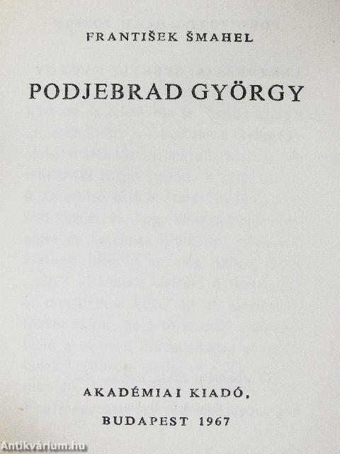 Podjebrad György