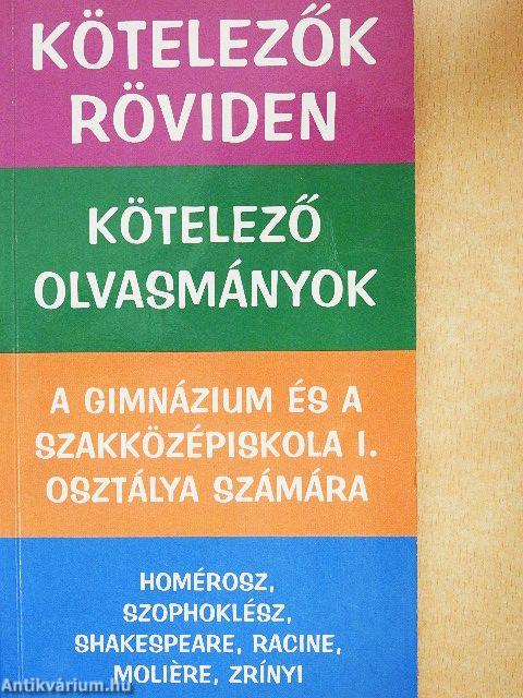 Kötelező olvasmányok