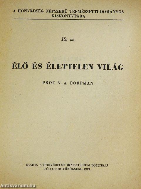 Élő és élettelen világ