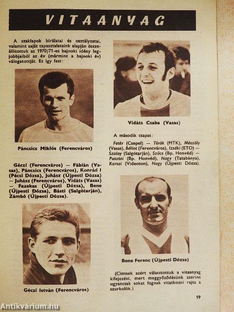 Indul a bajnokság '71/72