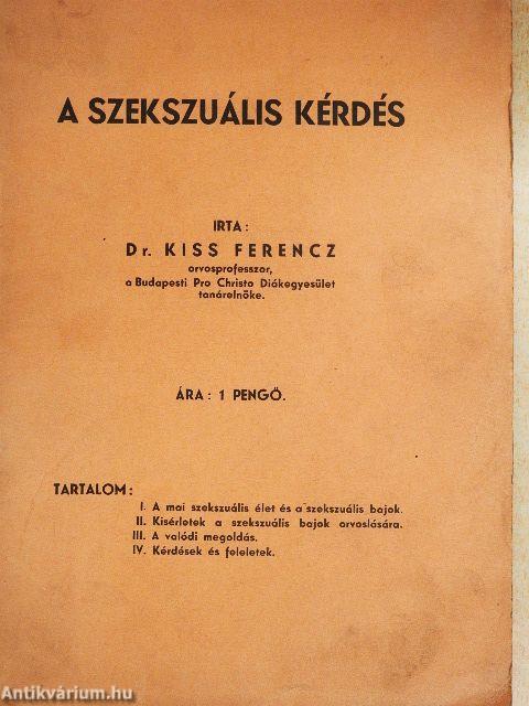 A szekszuális kérdés