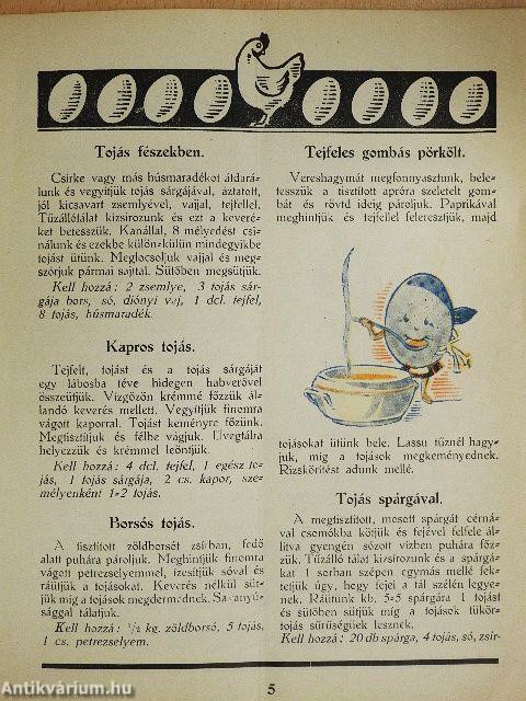 Tojás a háztartásban